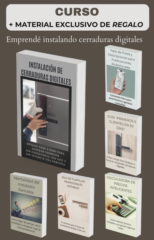 Ebook: Emprendé Instalando Cerraduras Digitales